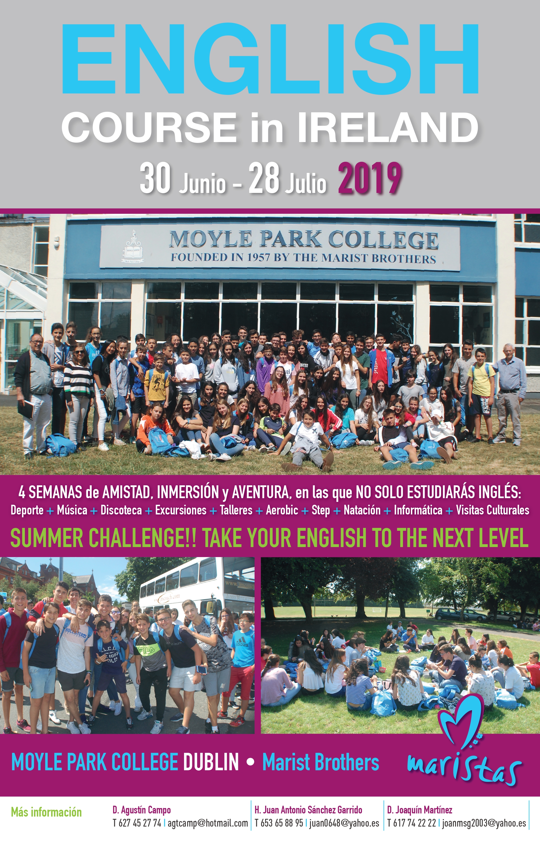 CartelCursosIrlanda 2019