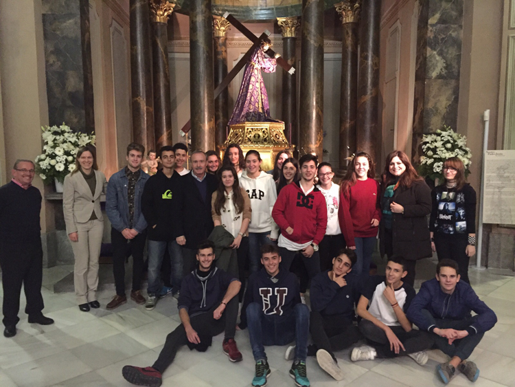 Visita de alumnos de 4º ESO al Museo Salzillo