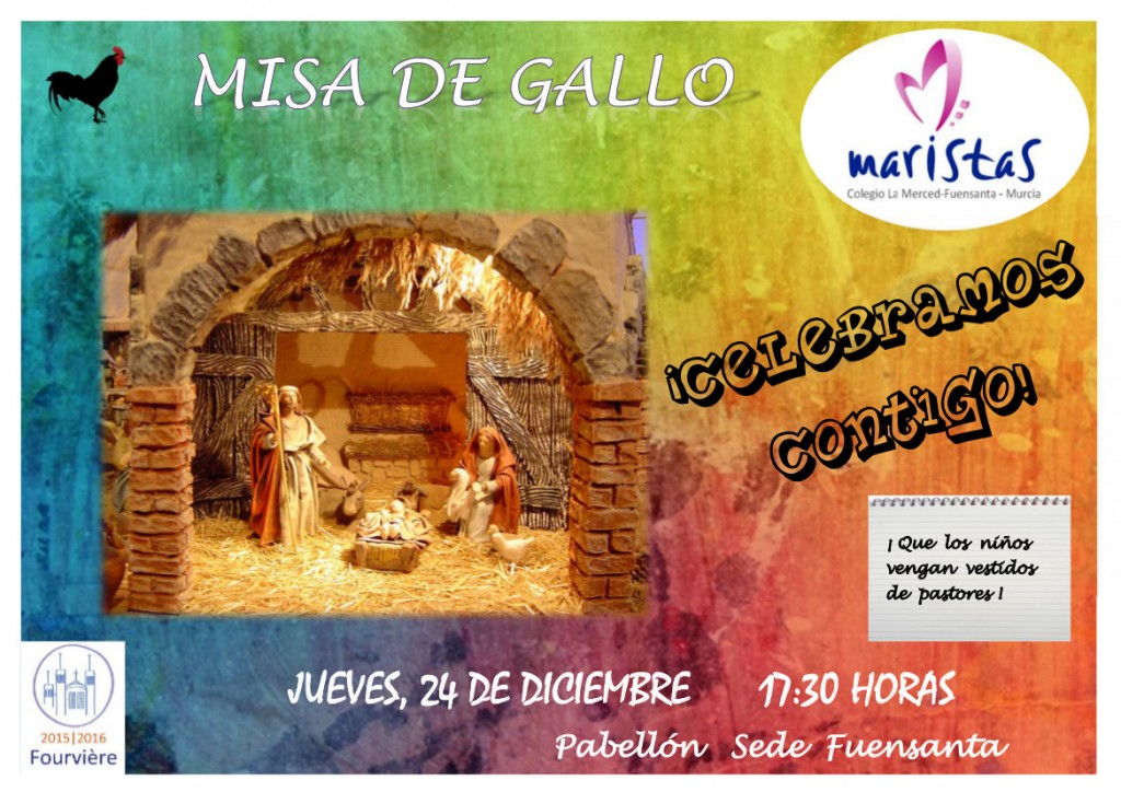 cartel misa de gallo