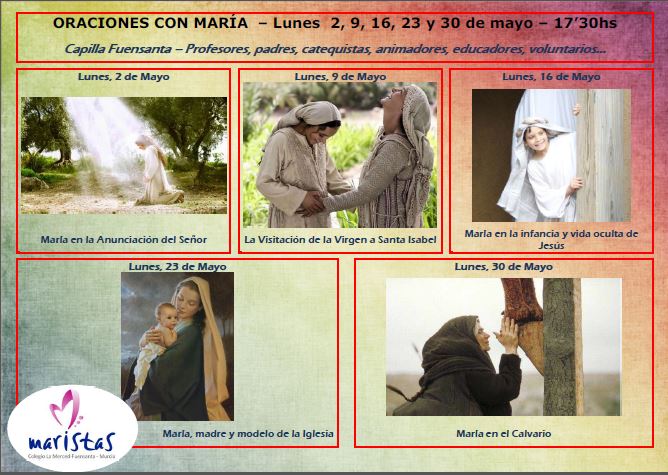 ORACIONES con MARÍA en el mes de Mayo