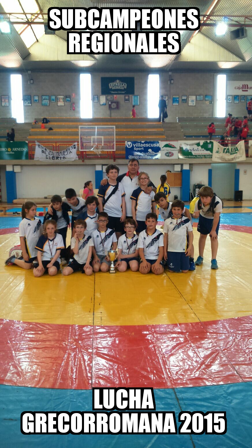 Subcampeones Regionales Benjamines en  Lucha Grecorromana
