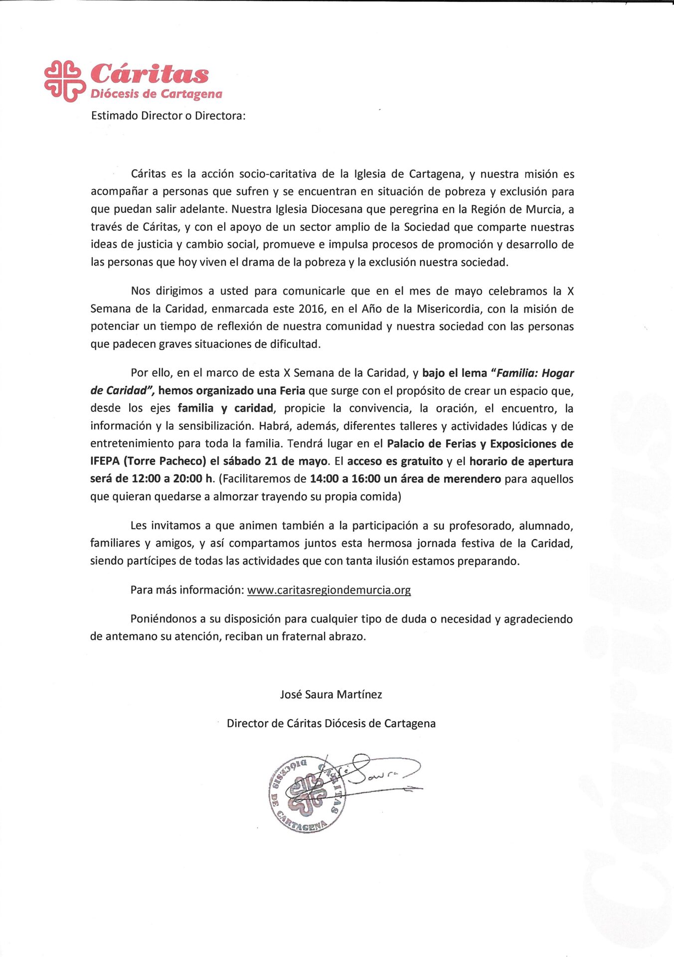 X Semana de la Caridad-Cáritas.