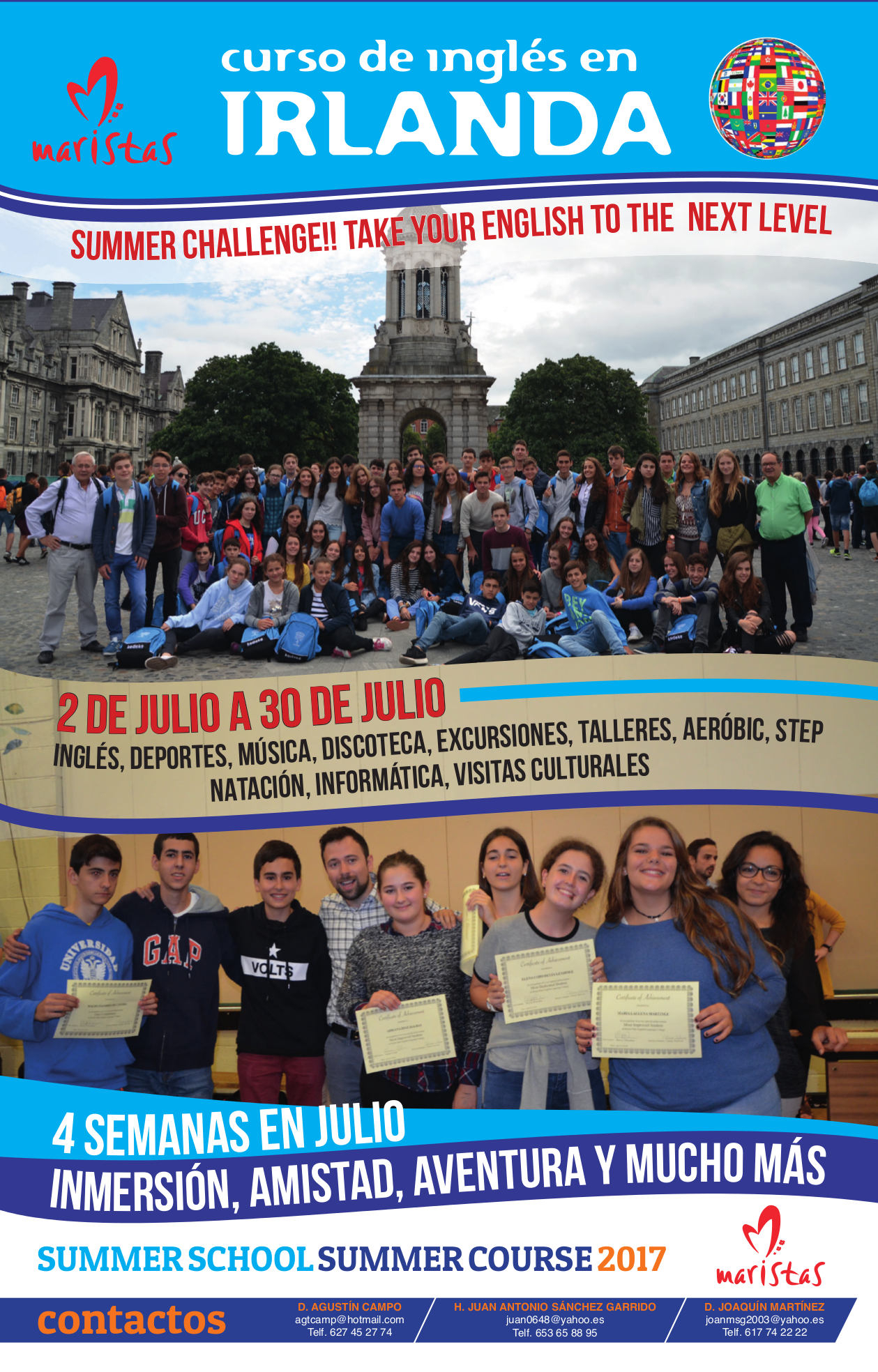 Curso de Inglés en el Colegio Marista de Irlanda
