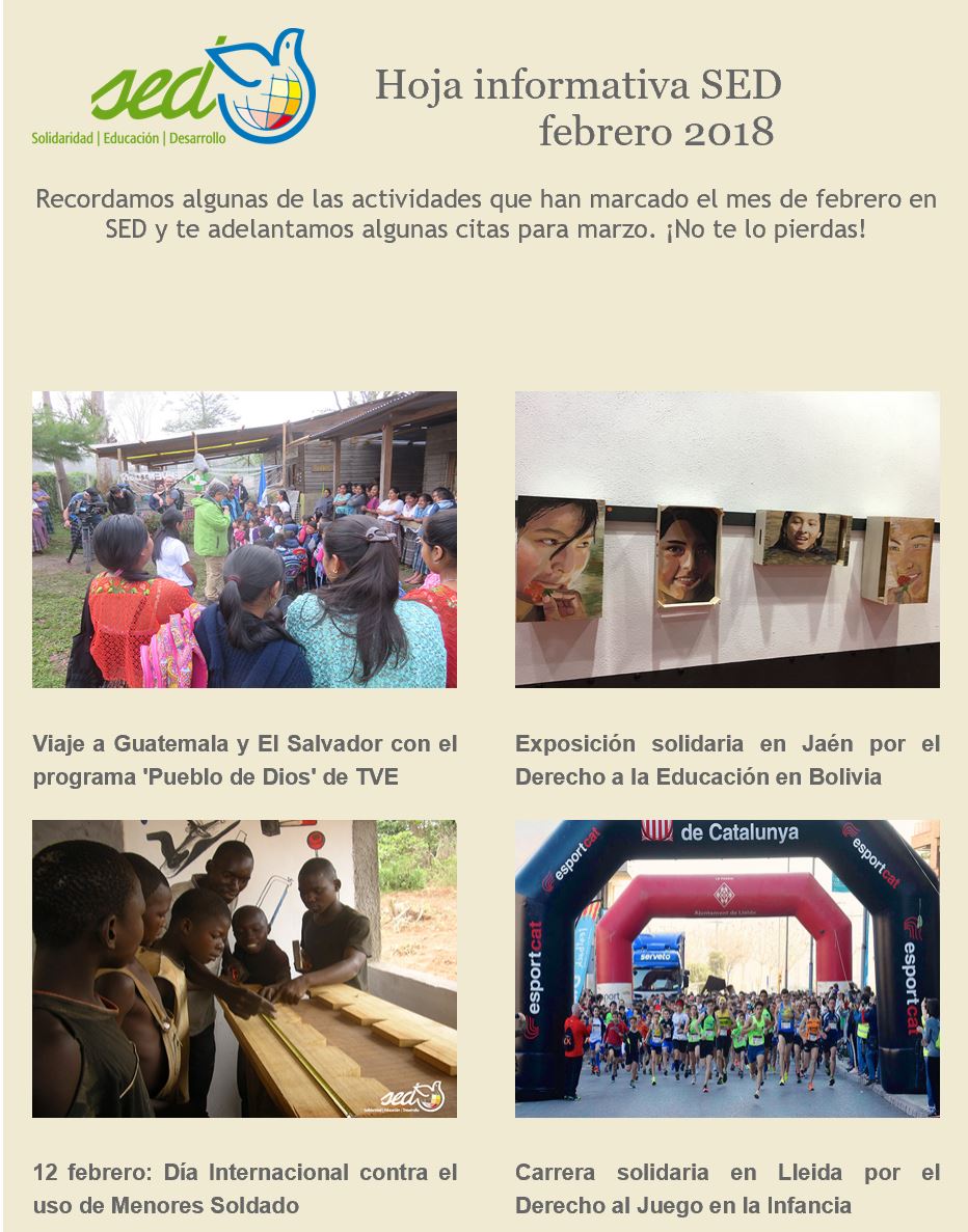 HOJA INFORMATIVA SED MES DE FEBRERO