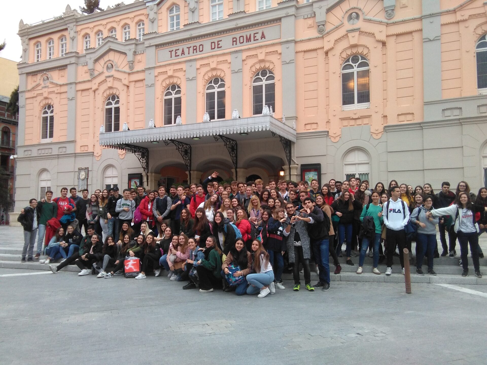 Nos fuimos al teatro con 1º de bachillerato