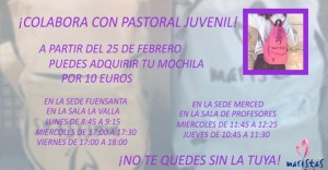 Cartel Mochilas Maristas 19