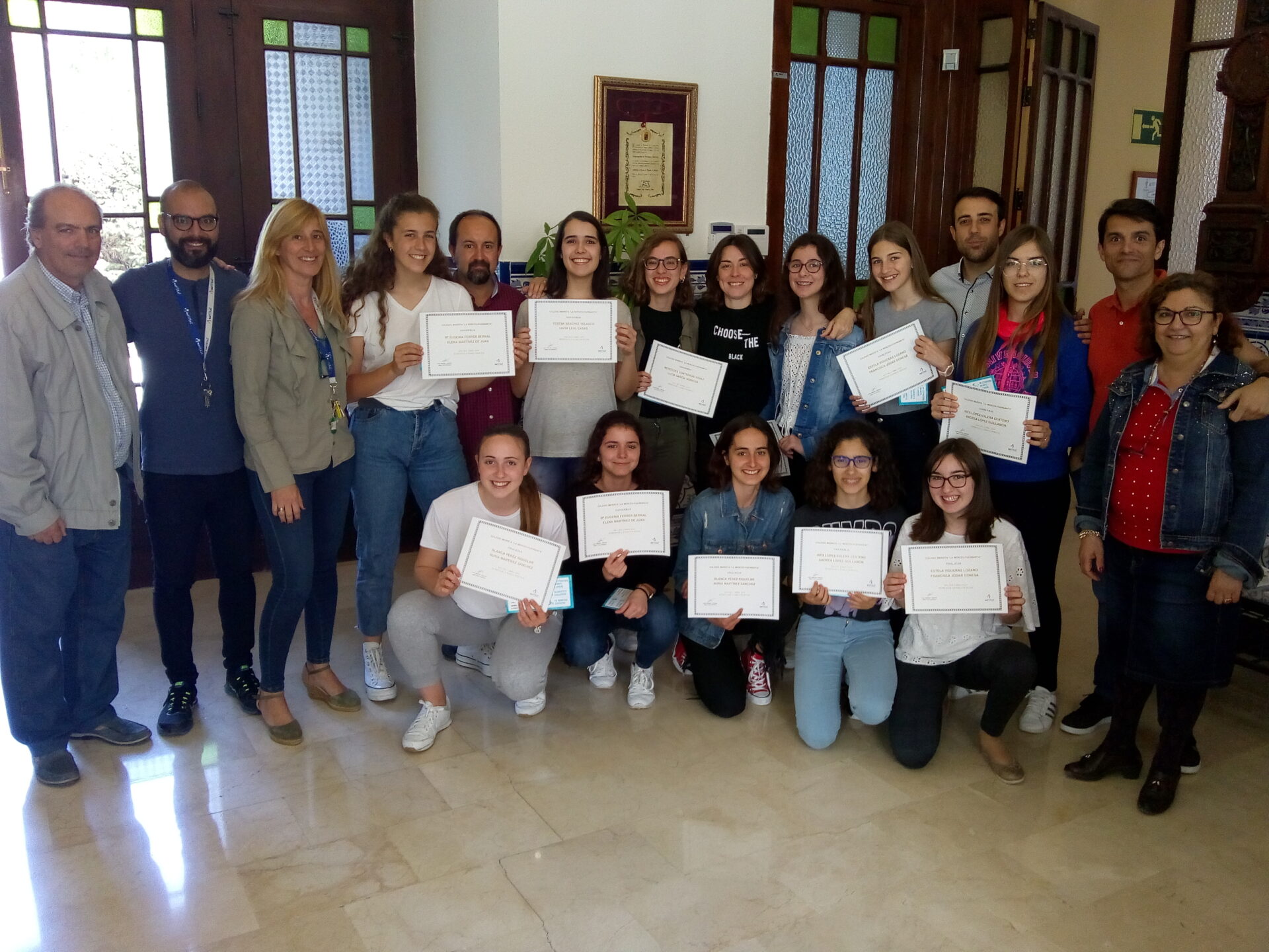 ENTREGAMOS LOS DIPLOMAS A LOS GANADORES DEL CONCURSO DEL DÍA DEL LIBRO 2019