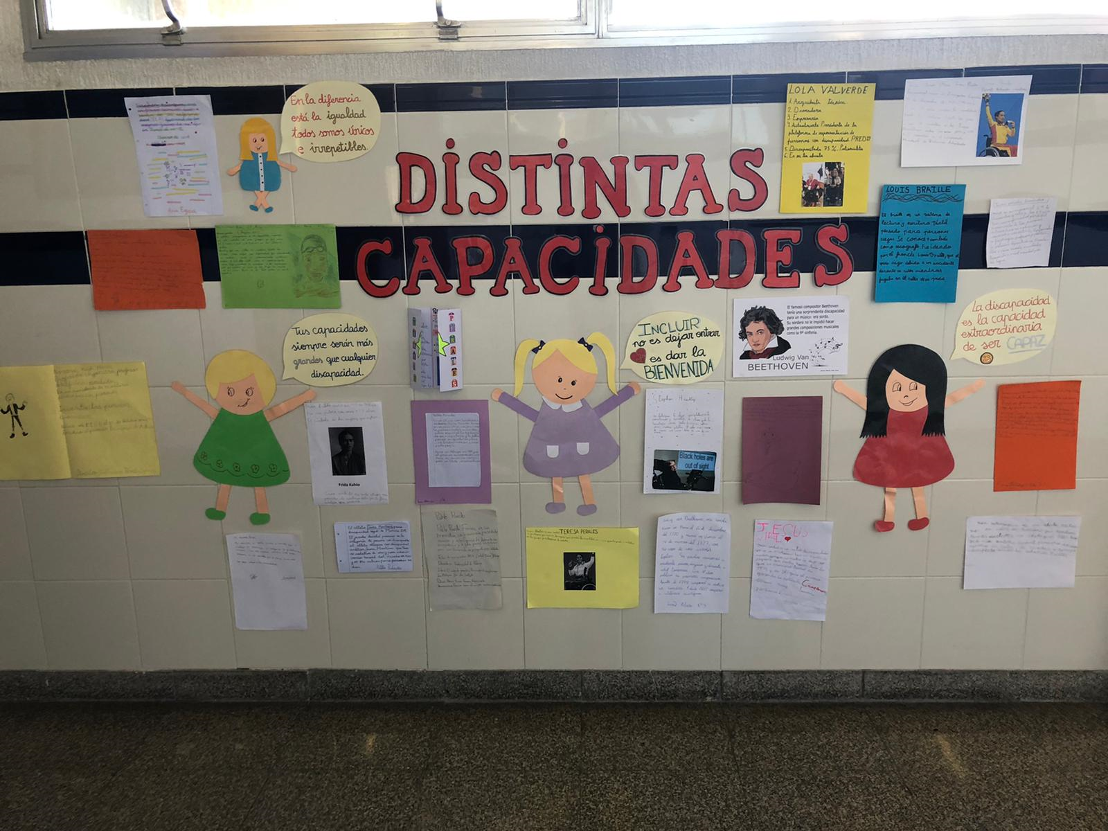 DISTINTAS CAPACIDADES DEL PRIMER TRAMO DE PRIMARIA.