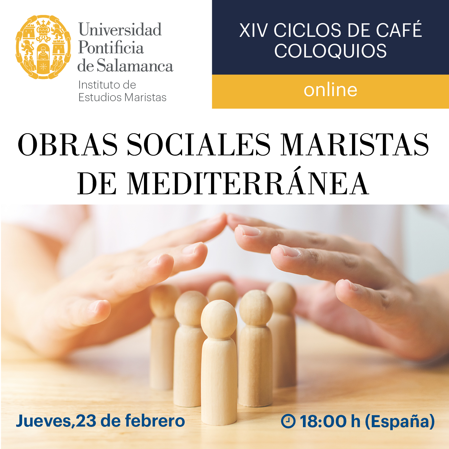 XIV Ciclo de Café-Coloquios del IEM: «OBRAS SOCIALES MARISTAS DE MEDITERRÁNEA»