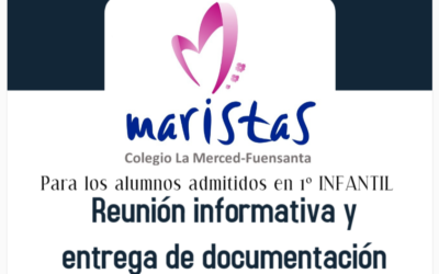 Reunión para familias admitidas en 1º Infantil