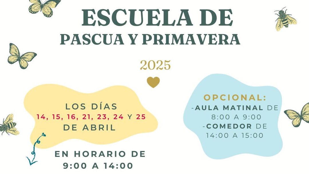ESCUELA DE PASCUA Y PRIMAVERA 2025